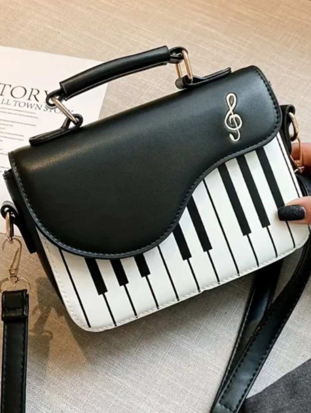 Piano purse Shoulder bag NWT - Picture 5 of 5